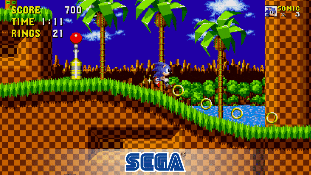 Sonic The Hedgehog Droite